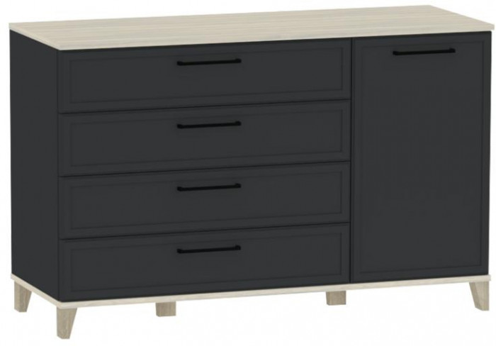 Комод с ящиками Аурелио 455, антрацит