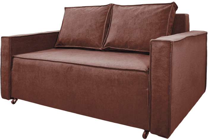 Диван аккордеон Лофт 120 коричневый