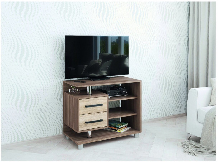 Тумба ТВ 011(2я) ясень шимо/дуб сонома