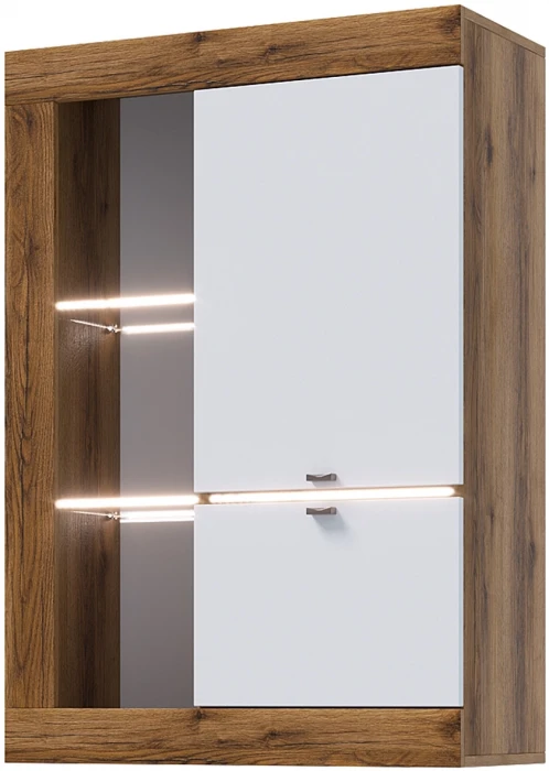 Прага Модульная Гостиная, вариант №2, делано/Белый глянец