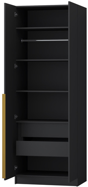 Шкаф Авангард 800, Черный