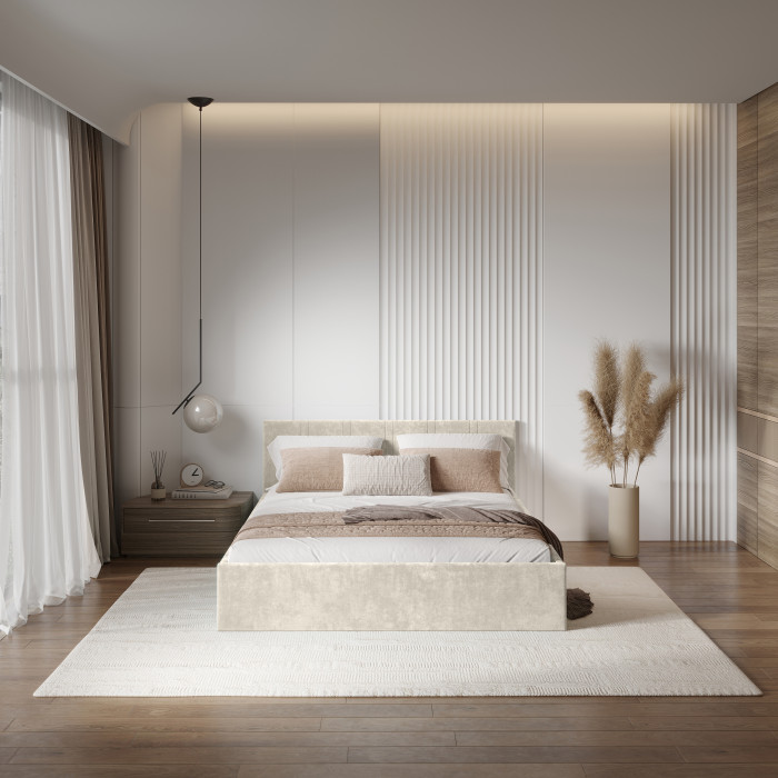 Кровать с подъемным механизмом Ника КР-13 140х200, Миндаль