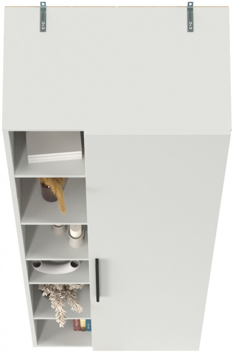 Эйр Гостиная 16.324.02 Шкаф, белый шагрень