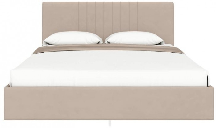 Кровать с латами Соло 140*200, Светло-бежевый