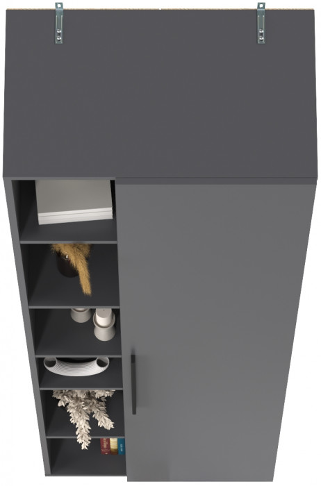 Эйр Гостиная 16.324.02 Шкаф, серый графит