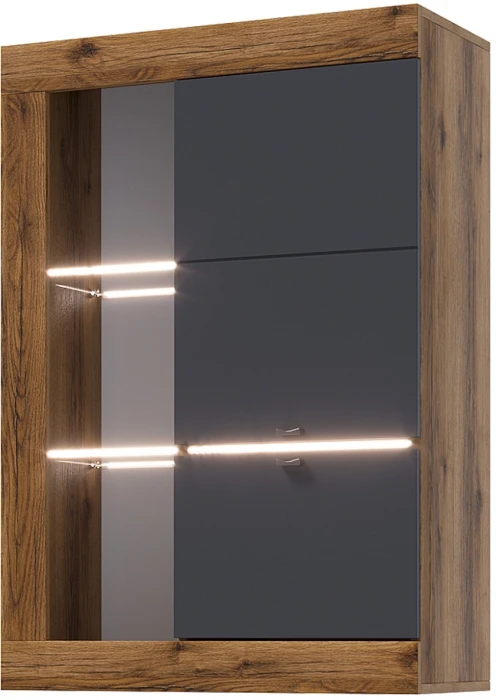 Прага Модульная Гостиная, вариант №2, Дуб Делано/Графит