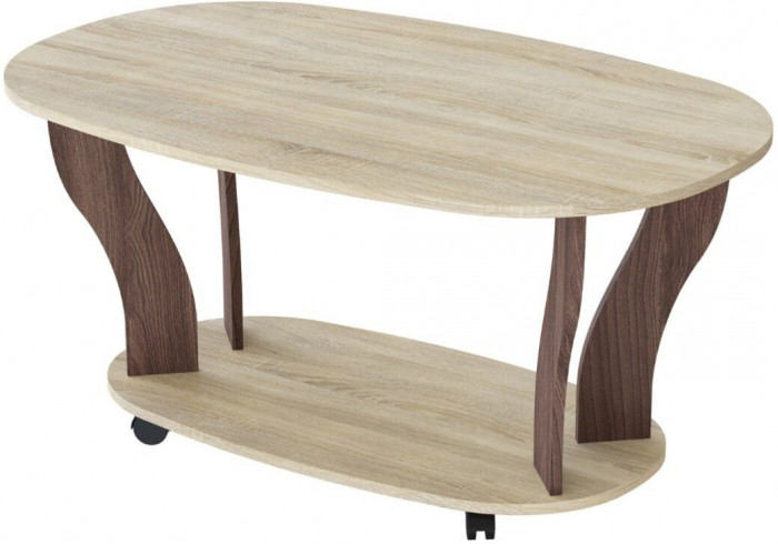 Журнальный стол Консул-3 дуб сонома/ясень шимо