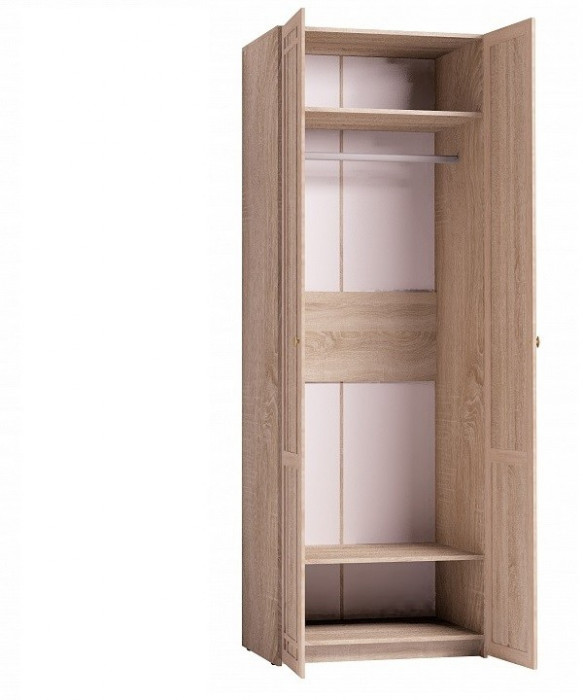 Шкаф распашной для одежды Шерлоск 62, дуб сонома