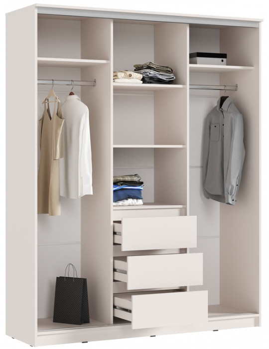 Шкаф-купе "Челси" (1600), Кашемир