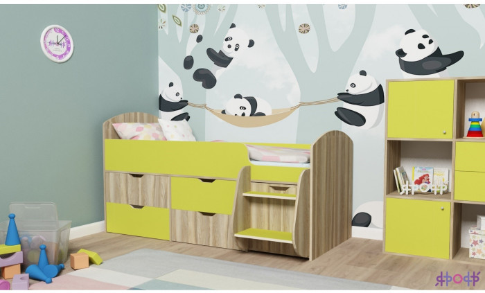 Кровать-чердак Малыш 7 (Винтерберг/Винтерберг)