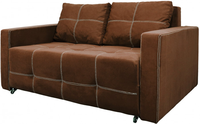 Диван аккордеон Лофт Мини 160 коричневый