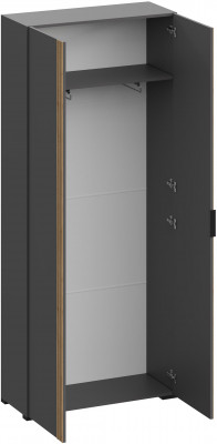 Прихожая Нао, набор №11, Дуб вотан/Графит, Вотан, Simple 27