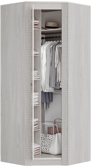 Шкаф угловой Монако ШК-42, Ясень белый