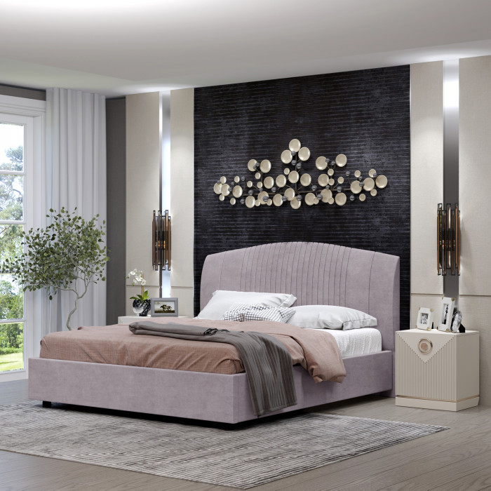 Кровать-12М с подъёмным основанием 1600 лаванда