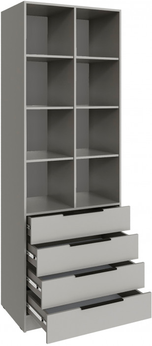 Стеллаж Мадрид (0,8) с 4 ящ., Кашемир