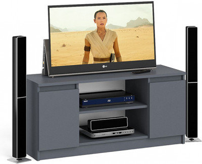 Мори Тумба ТВ МТВ1200.1, цвет графит, ШхГхВ 120,4х41х54,6 см.