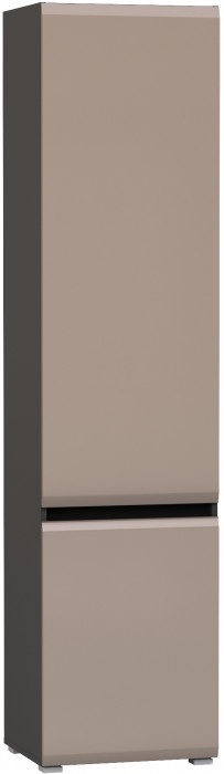 Сидней 13.200 Шкаф, корпус антрацит/фасады: МДФ веллюто капучино