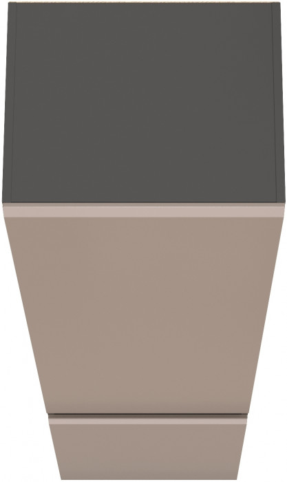 Сидней 13.200 Шкаф, корпус антрацит/фасады: МДФ веллюто капучино