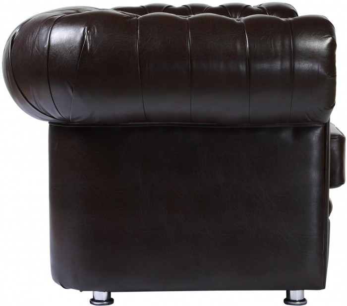 Диван Честер 2- х местный, коричневый