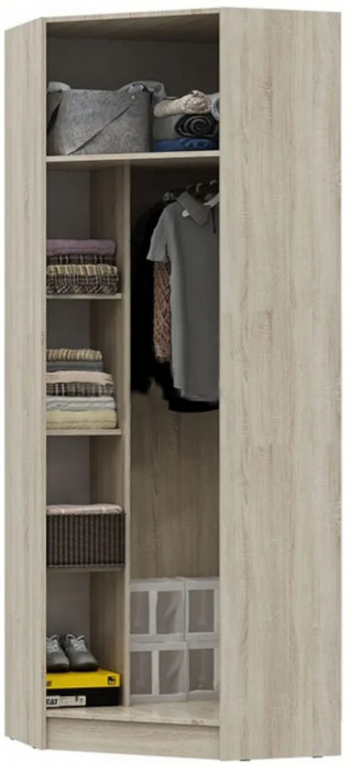 Мартина Шкаф угловой (Крафт / Графит)