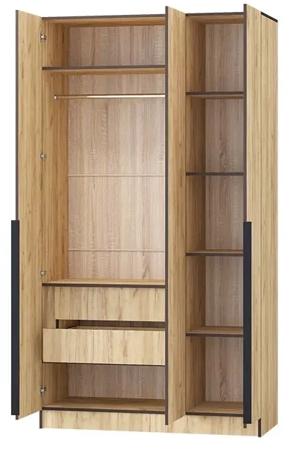 Шкаф Авангард 1200, Дуб крафт золотой