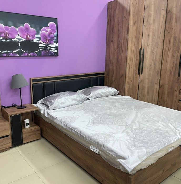 Кровать с подъемным механизмом Натуре 306 Люкс 180х200, дуб табачный