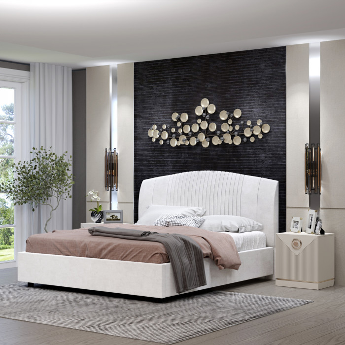 Кровать-12М с подъёмным основанием 1600 белая