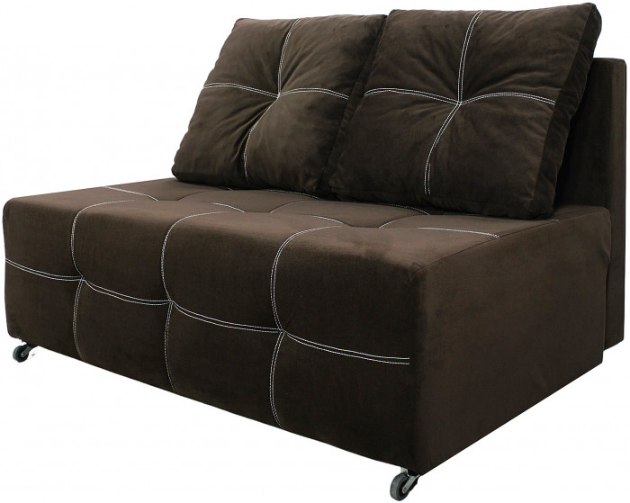Диван аккордеон Марс Мини велюр коричневый 120