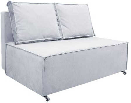 Диван-аккордеон Лофт мини 160х200, велюр серый