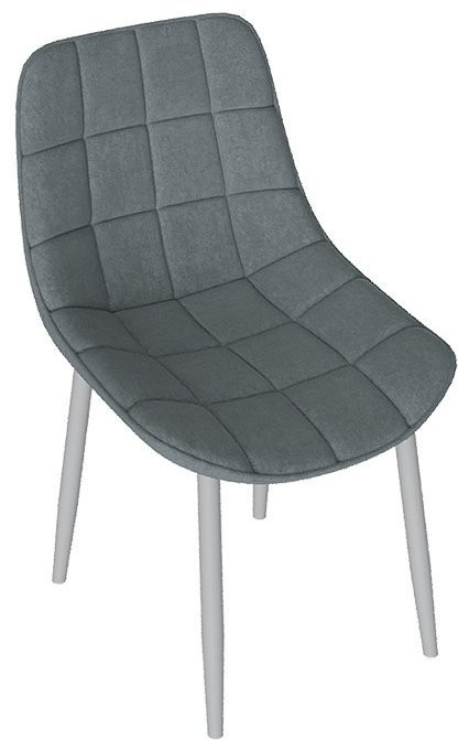 BOSTON Стул (Черный муар/Велюр V002 бургундия)