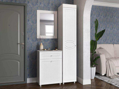 Прихожая Монако-5 белое дерево