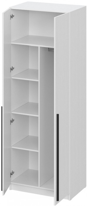 Шкаф распашной Берген ШК-800, белое дерево