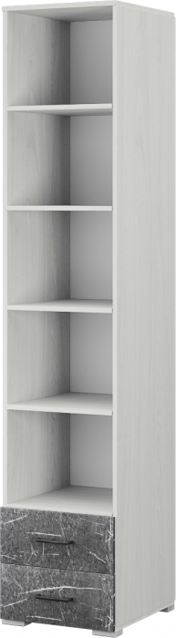 Спальня Теана, набор 1, Дуб крафт серый/МДФ светло-серый