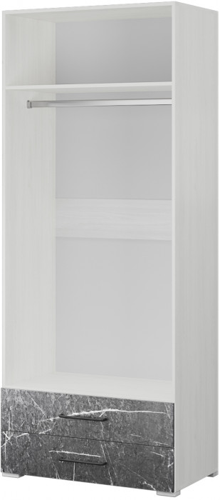 Спальня Теана, набор 1, Дуб крафт серый/МДФ светло-серый