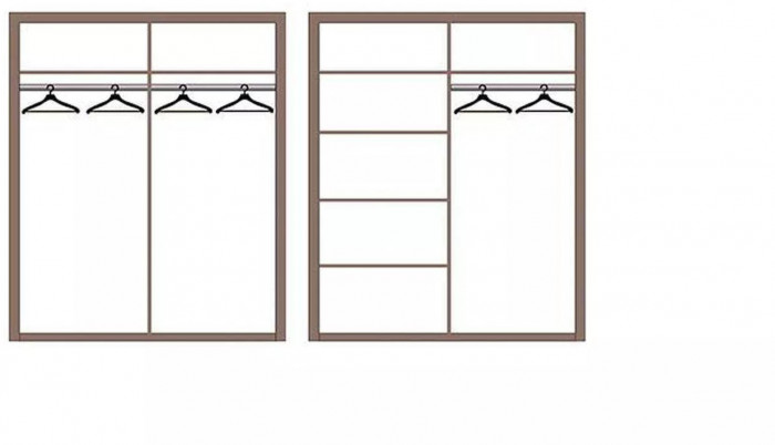 33.01 Лючия 4-х дв. шкаф для одежды кейптаун/венге