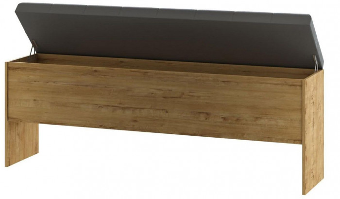 Спальня  Бруно 2 Дуб Вотан / Серый графит