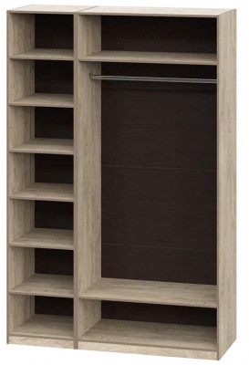 Шкаф без фасадов Этна 1.5 м. Комплект 2