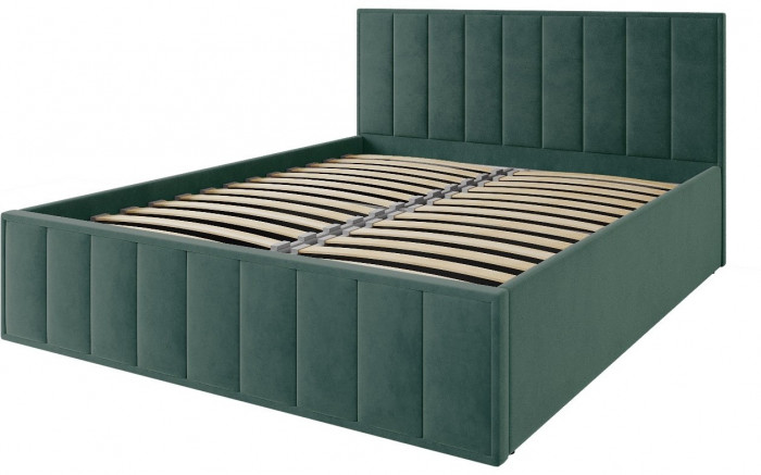 Кровать Лана 160, Серый софт