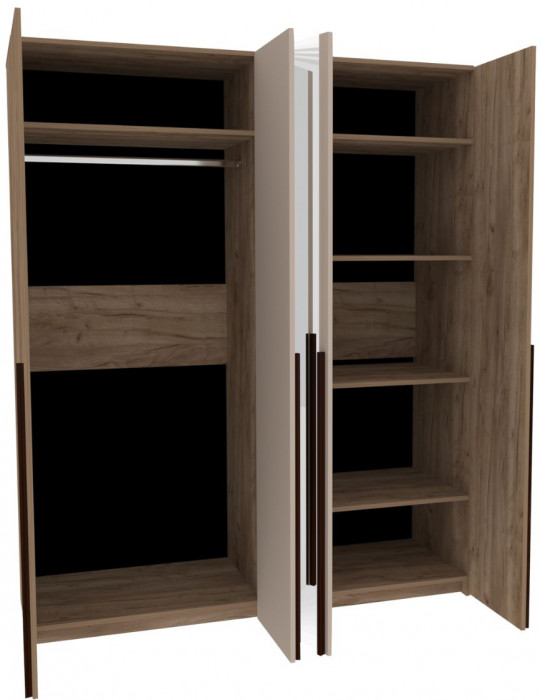 Шкаф 4-х дверный Кара 8