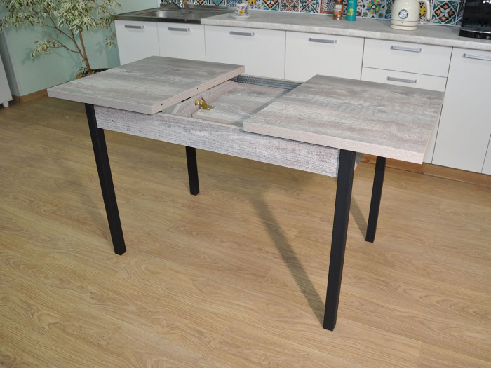 Обеденная группа Колорадо / Стул Х 4 шт. / Бетон темный/черный / бид 15