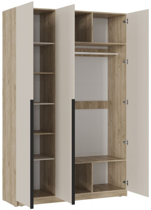 БОХО Шкаф комбинированный ШК-004 трехстворчатый