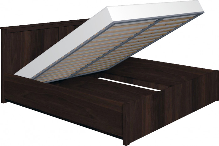 Кровать с подъемным механизмом Шерлоск 41.2 180х200, орех