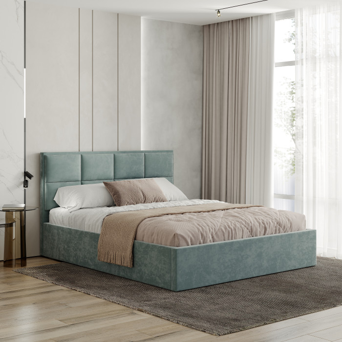 Кровать 160х200 с подъемным механизмом Линда КР-16, Шарли Бриз