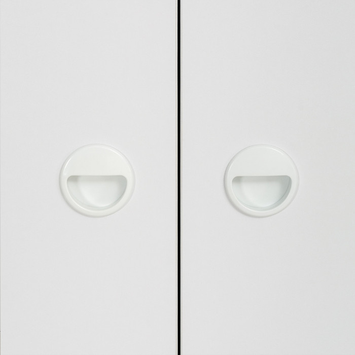 Вуди Компоновка № 20, цвет белый премиум/дуб крафт золотой, ШхГхВ 196х52,7х205 см., универсальная сборка