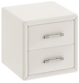 Элис Тумба прикроватная с мягкой обивкой  тип 1 (Светлая)