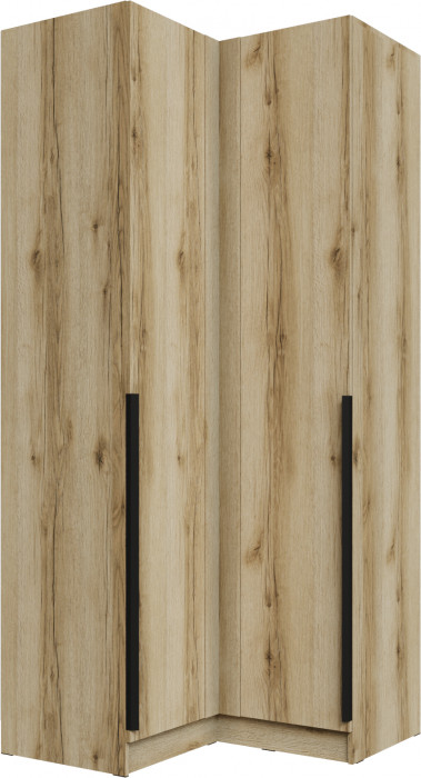 Шкаф угловой Мадрид угол прямой, Дуб делано