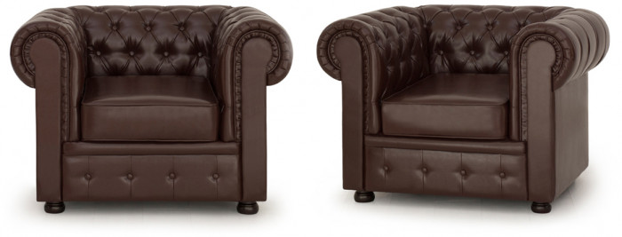 Кресло Честер коричневый