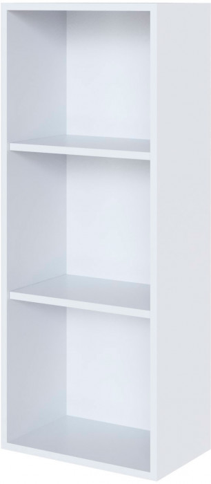 Гостиная Сириния Шкаф навесной белый/МДФ белый снег