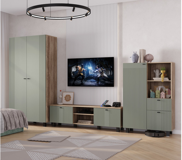 Шкаф Олива ШК-16, Дуб каньон, MF12