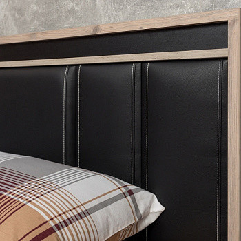 Кровать с ортопедическим основанием (металл) Натуре 306 Люкс 180х200, гаскон